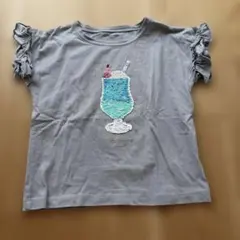 GLOBAL WORK スパンコール Tシャツ 110cmのサムネイル