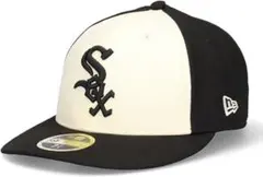 New Era 59FIFTY 2 tone ホワイト/ブラック キャップ