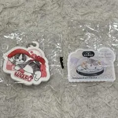 mofusand モフサンド くら寿司 ラバーチャーム＆アクリルステッカー