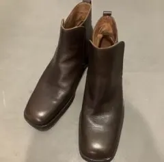 GUCCI ダークブラウン アンクルブーツ