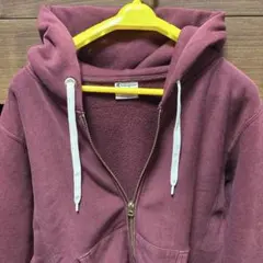 チャンピオン リバースウィーブ ジップパーカー バーガンディ。