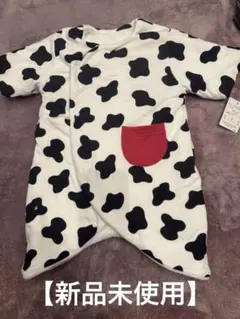 ベビー　牛柄　ロンパース　モコモコ　ファー 50〜70センチ