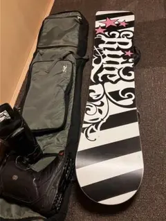 RIDEスノーボード板 ＋ k2ブーツ ＋ ケース　セット