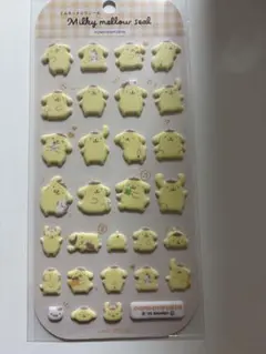 ポムポムプリン ミルキーメロウシール ステッカー