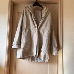 due sei パーカー　ジャケット　コート　ウエスト絞り　11号　ブルゾン