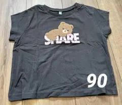 ベビー 半袖 Tシャツ クマ柄 90cm
