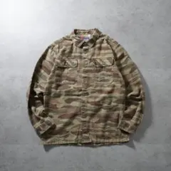 patagonia 19年製 フィヨルドフランネルシャツ 迷彩 カモフラ M古着