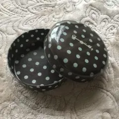 ドット　小物入れ　ブラウン　ブラスチック製