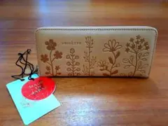 zucchero 花柄レザー長財布