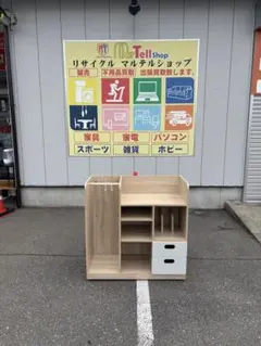 meg様専用①】ハンガーラック 収納 引き出し サイドフック付 木目調