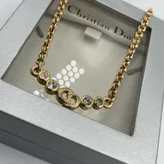Dior ディオール ゴールドメッキ 2連ネックレス DIOR✩ - メルカリ