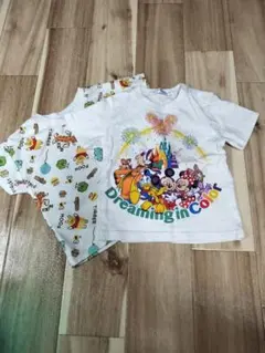 ディズニー柄Tシャツ2枚セット