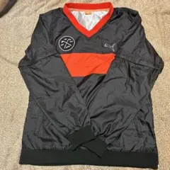 Puma ピステ・ウィンドブレーカー 黒/赤