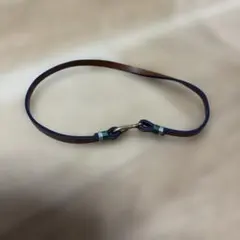 BEAMS レザー風ブレスレット