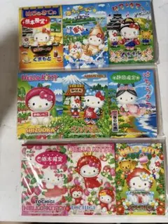 【未開封】ご当地キティ 3連メモ帳 3点セット（熊本・静岡・栃木）平成レトロ