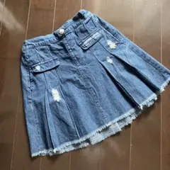 ジェニィラブ　デニムスカート　150