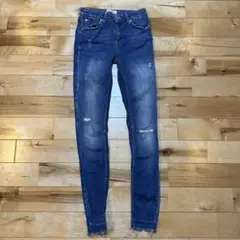 ZARA WOMAN ダメージ ジーンズ EU34 XS相当
