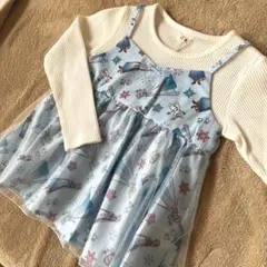 新品未使用タグ付き アナ雪ドッキングキャミ 120 ディズニープリンセス