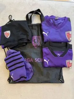 京都サンガFC jリーグ 練習着 2点セット 長袖 ピステ バラ売り可能