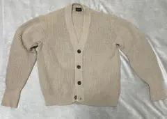 green label relaxing ベージュ カーディガン