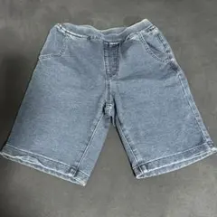 GU デニムブルー ハーフパンツ