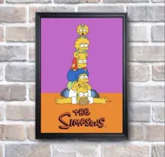 The Simpsons アートポスター 額付き インテリア A4