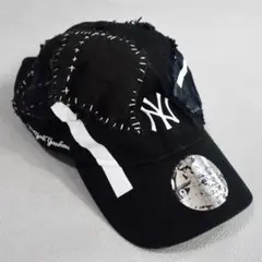 一点物NEW ERA NEW YORK クラストキャップ 再構築 襤褸 フェード 