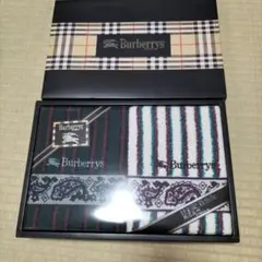 ☆未使用！BURBERRYフェイスタオルセット☆のサムネイル