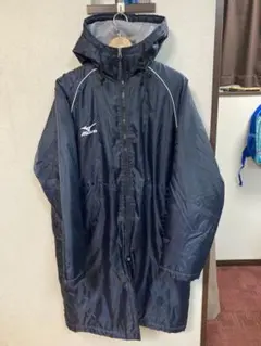 ⭐️美品 ミズノ ベンチコート 箱根駅伝ロゴ有 サイズ：フリー⭐️ MIZUNO - 読売新聞 公式ロゴ入り「箱根駅伝ベンチコート