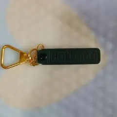 HOKKAIDO ロゴ入り レザーキーホルダー グリーン