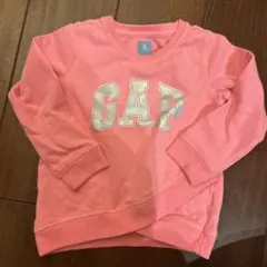 babyGap ピンク GAPロゴ トレーナー 100cm