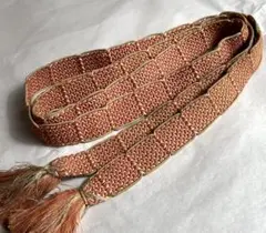 オレンジ系 帯締め 昭和レトロ