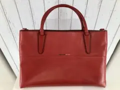 コーチ　ビジネスバック　新品未使用　赤色