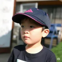 adidas メッシュキャップ ネイビー　子供用帽子　スポーツ