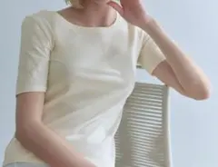 PEACH JOHN ピーチジョン シンプルＴシャツ　Lサイズ　オフホワイト白のサムネイル
