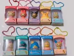 サンリオキャラクターズ チョコボックス キーホルダー 10点セット