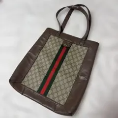 【持ち手状態悪】【GUCCI】 GGスプリーム トートバッグのサムネイル