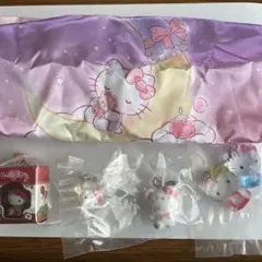 サンリオ　ハローキティ　なかよしドロップチャーム、めじるしなどガチャ5個セット