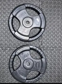 ☆新品・送料無料☆バーベルプレート計50kgセット(25kg×2枚) 28mm