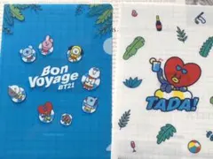 BT21 一番くじBon Voyage クリアファイルセットファミリーマート限定