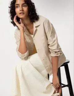 マーメイドマキシスカート　オフホワイト