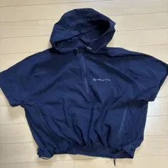 FEELCYCLE 半袖パーカー ネイビー XS