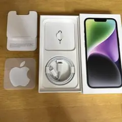 iPhone14 ブラック　箱＆ケーブルのセットのみ