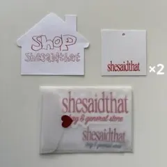 shesaidthat ステッカー 韓国 入場整理券