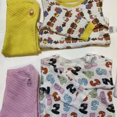 UNIQLO キルトパジャマ　ベビー パジャマ 90cm まとめ売り