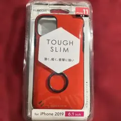 Tough Slim iPhone 11 ケース　ELECOM 赤