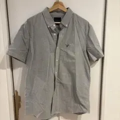 AMERICAN EAGLE 半袖シャツ グレー L