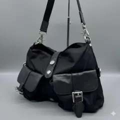 【希少】 ショルダーbag y2k black 00s archive