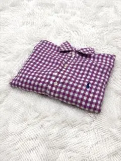 【極美品】POLO RALPH LAUREN リネンシャツ ギンガムチェック