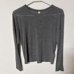 最終値下げ　GU カットソー　グレー